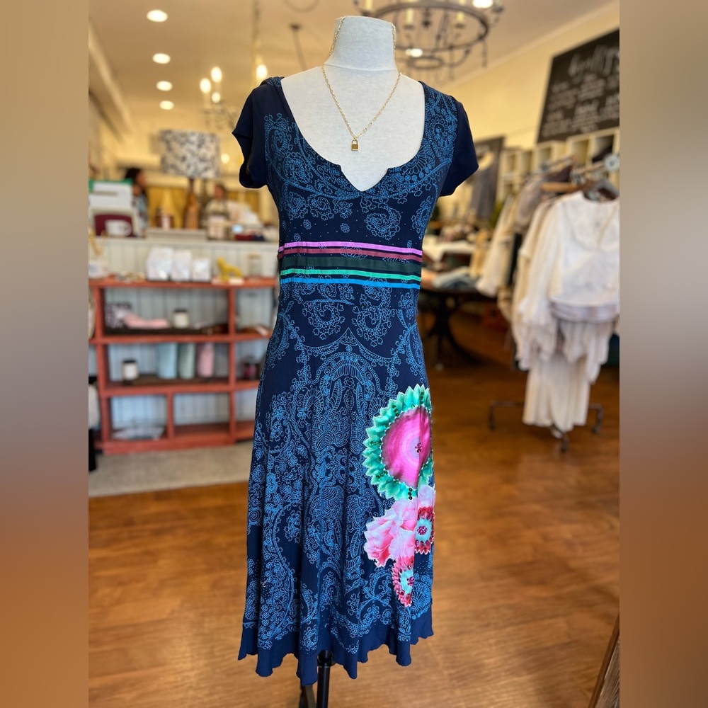Desigual short sleeved designer dress